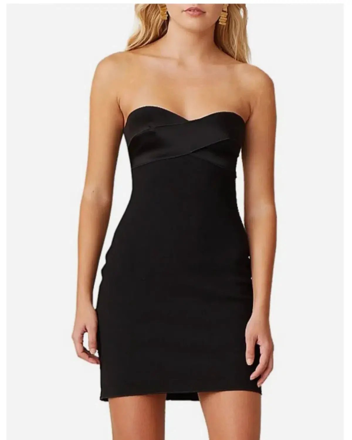 Bec & Bridge Shore Break Mini Dress Black Size AU 8 photo 2