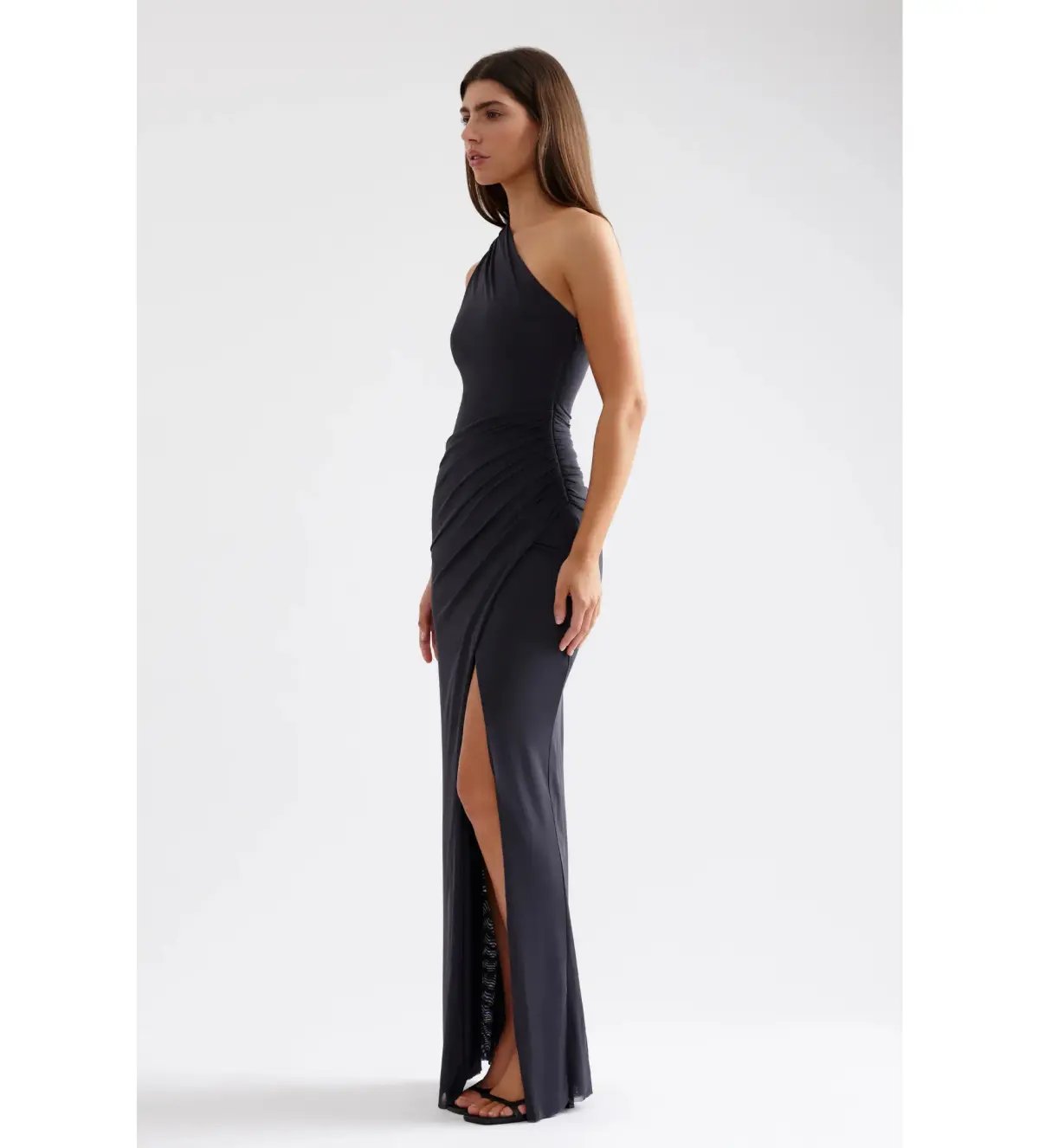 Lexi Viola Maxi Dress in Charcoal Size 10 photo 2