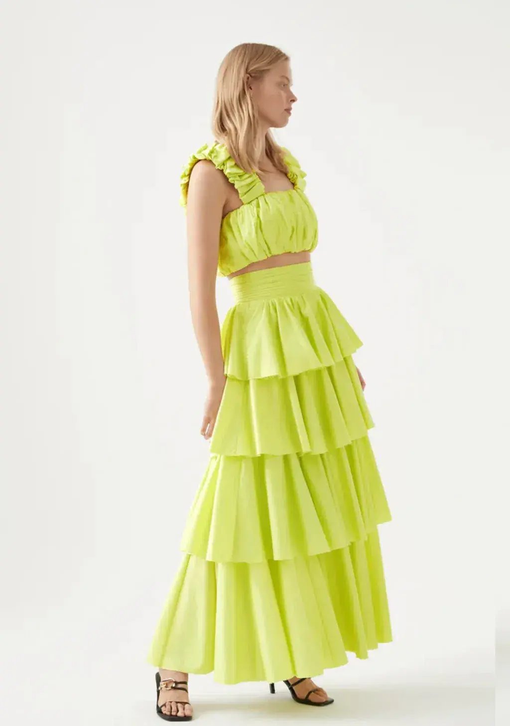 Aje Medina Set in Lime Green Size AU 6 photo 2