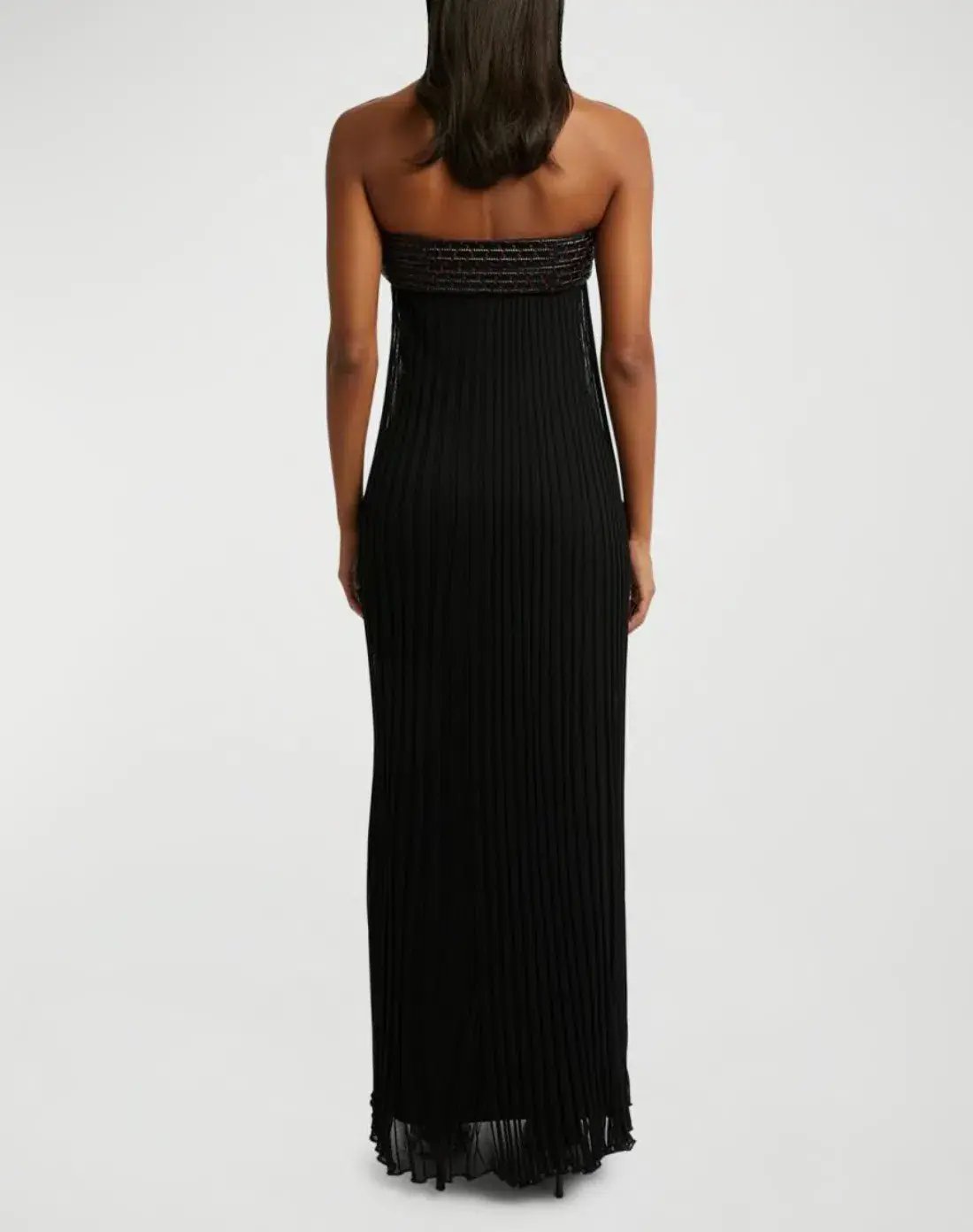 Christopher Esber Shadow Line Knit Maxi Gown Black Size XS/Au 6 photo 2