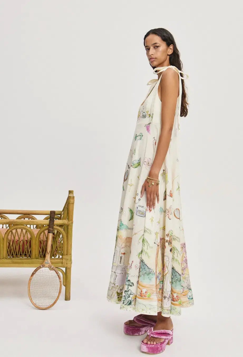Alemais Anouk Ballet Sundress Print Size AU 8 photo 3