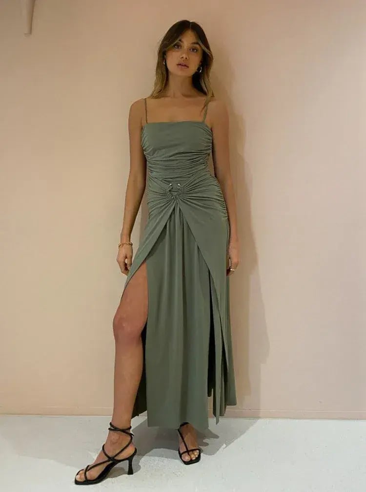 Bec and Bridge Vixen Maxi Dress in Olive Size 12 photo 10