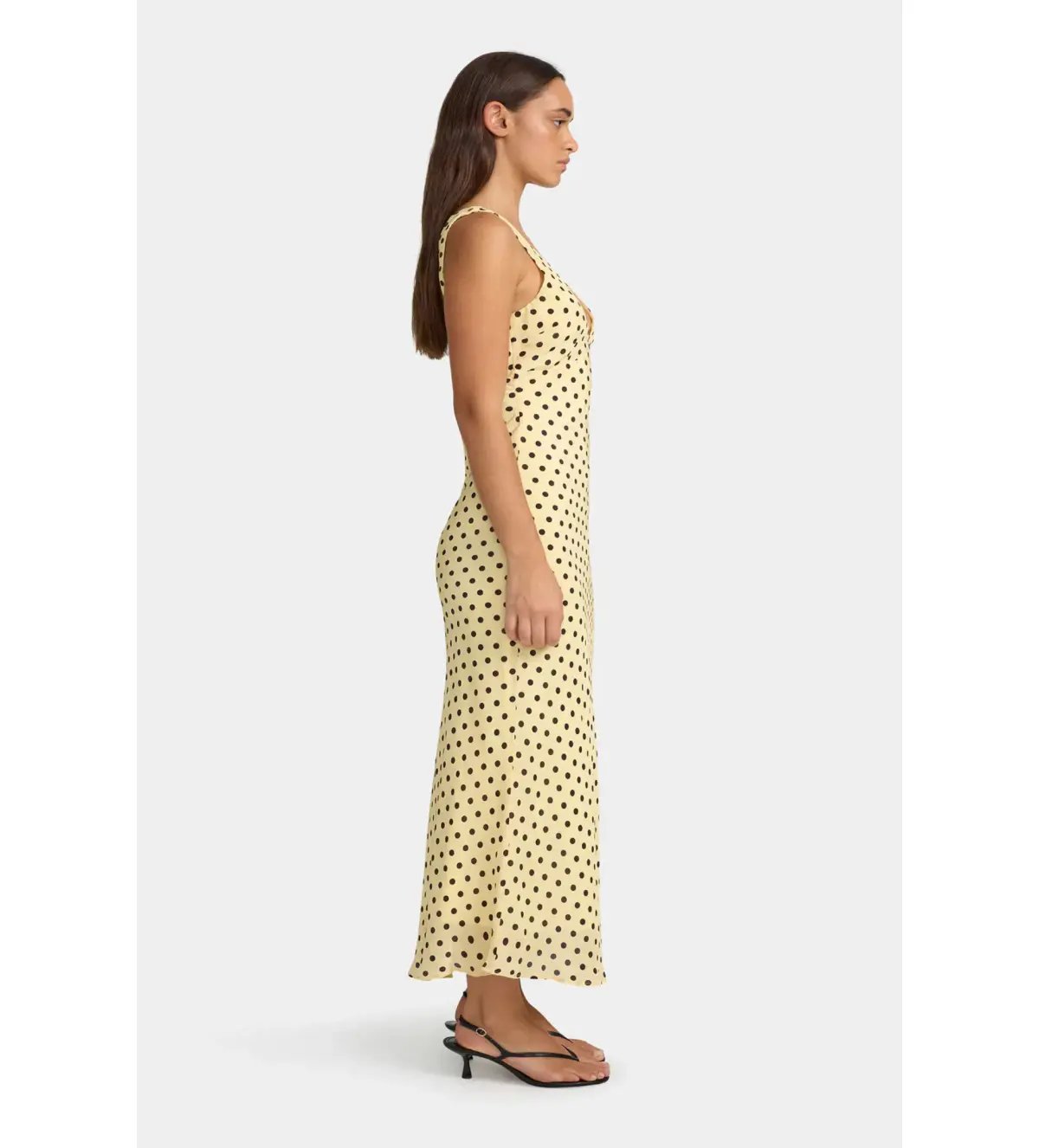 Ownley Tulip Midi Dress Butter Spot Size S/ AU 8 photo 2