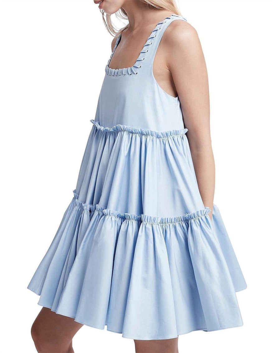 Aje Hushed Mini Dress Sky photo 2
