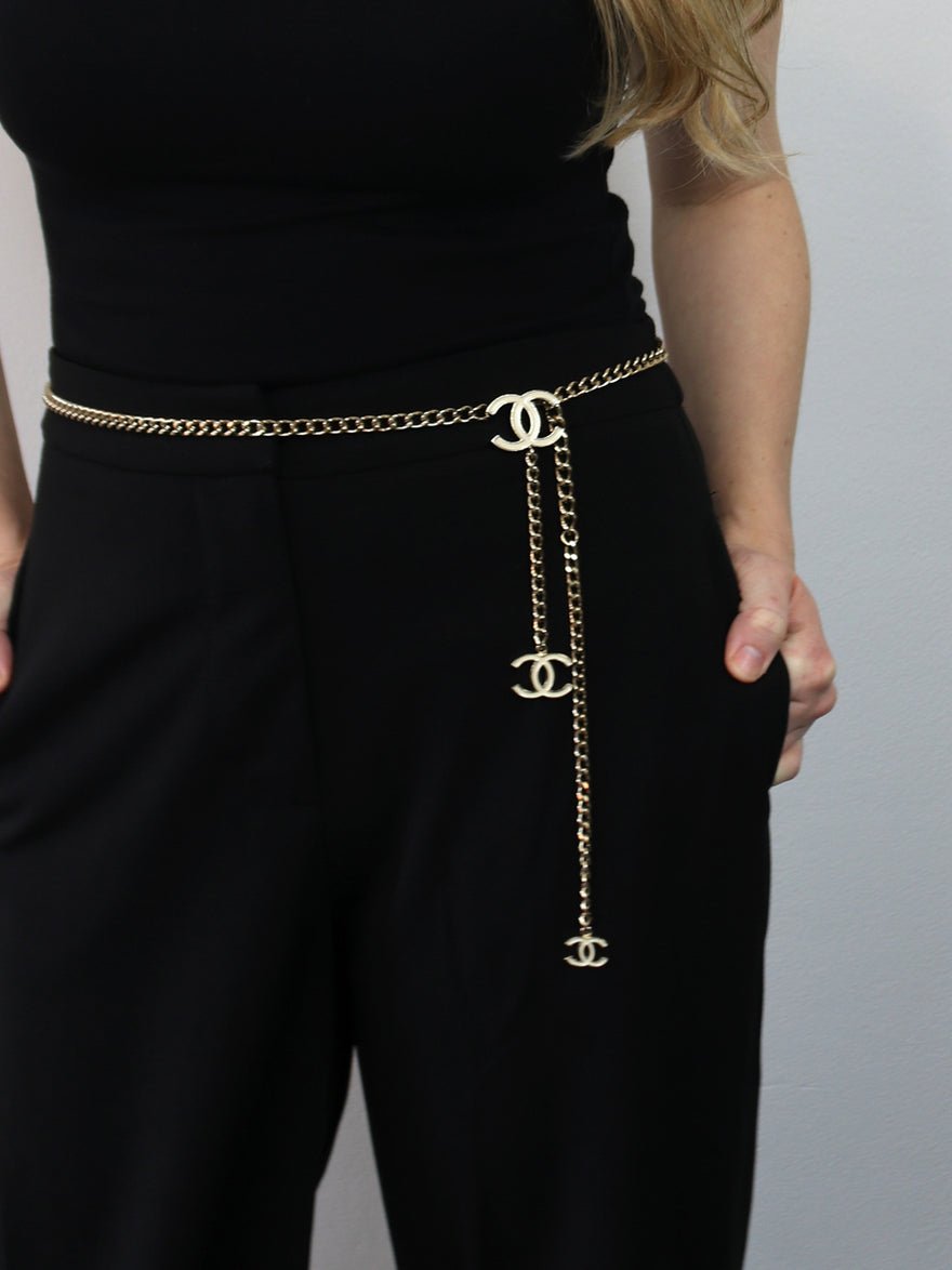 Chanel CC Chain Belt Necklace photo 2