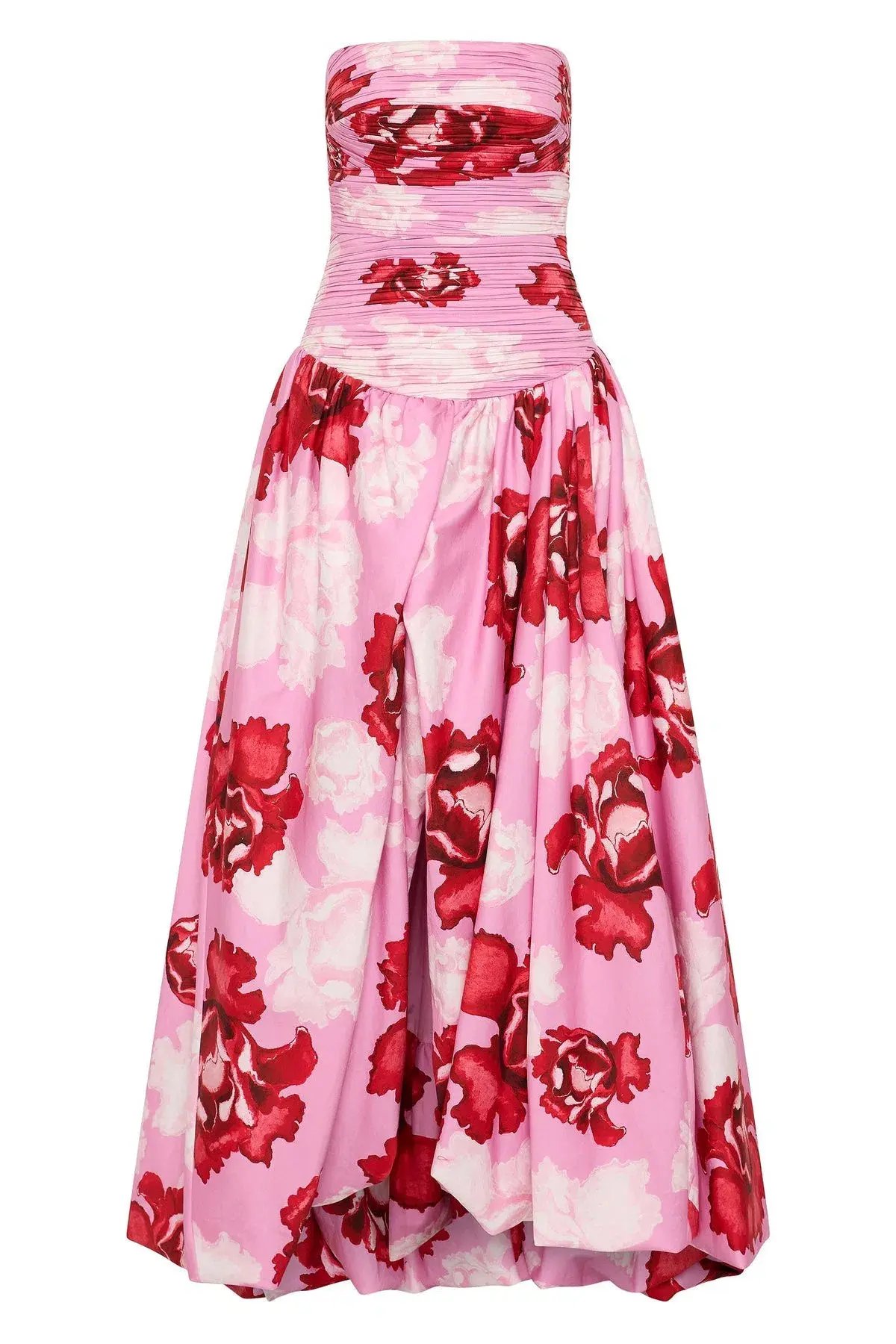 Aje Behold Maxi Dress In Pink Boldly Blooming Size AU 8 photo 9