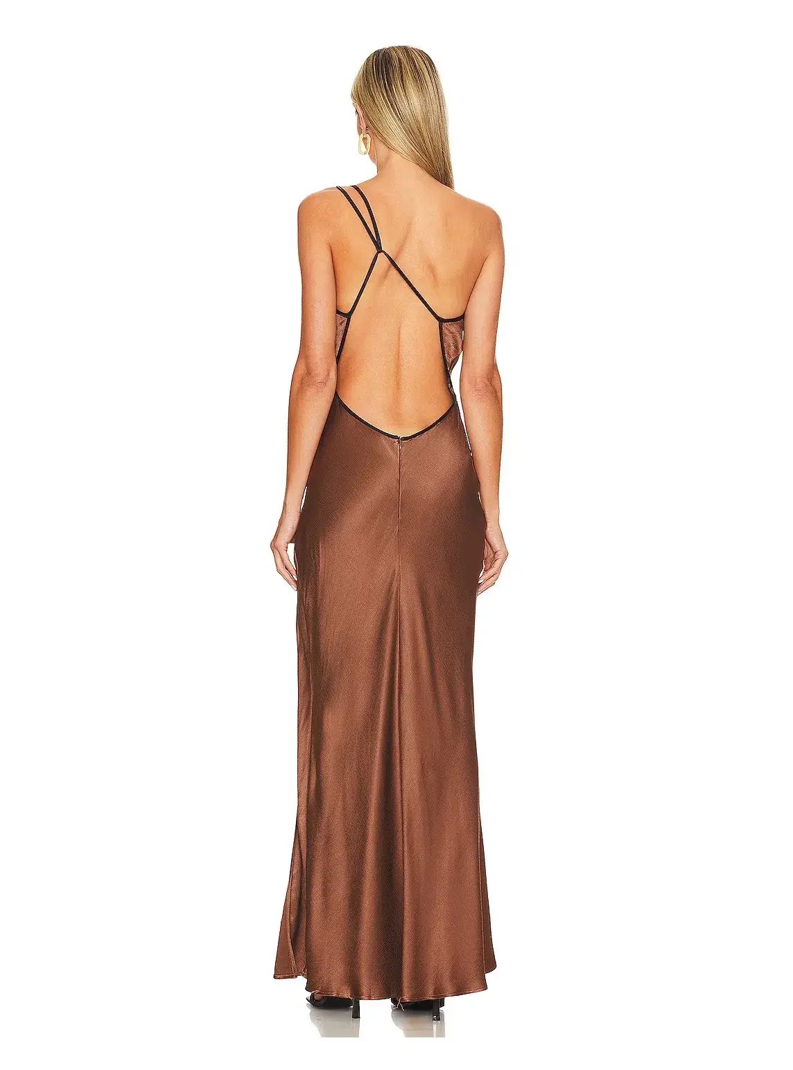 Bec and Bridge Kehlani Maxi Dress in Chocolate Size 14 photo 2