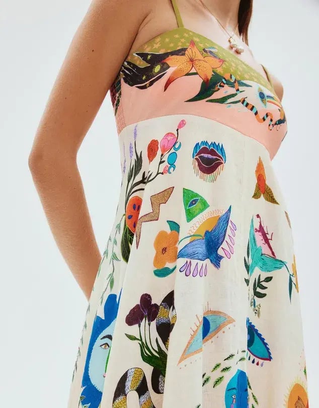 Alemais Evergreen Sundress Size 12 photo 2