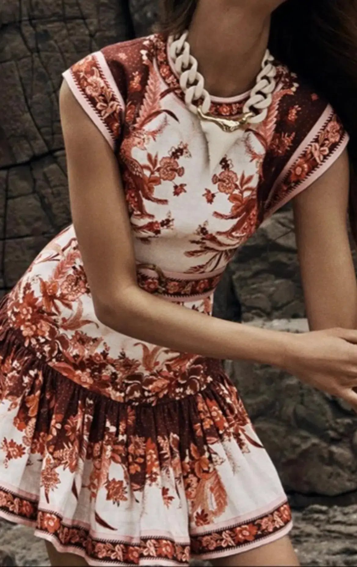 Zimmermann Wavelength Belted Mini Dress Red Size AU8/zimm size 0 photo 2