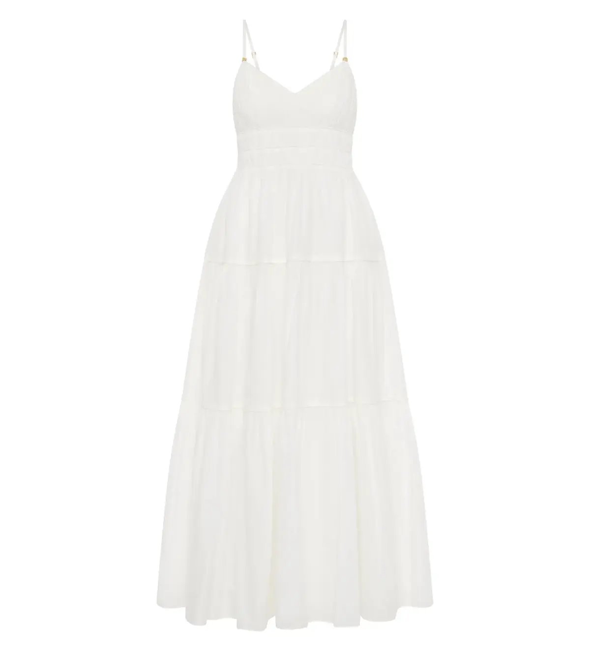 Aje Pendulum Maxi Dress Ivory Size AU 10 photo 5