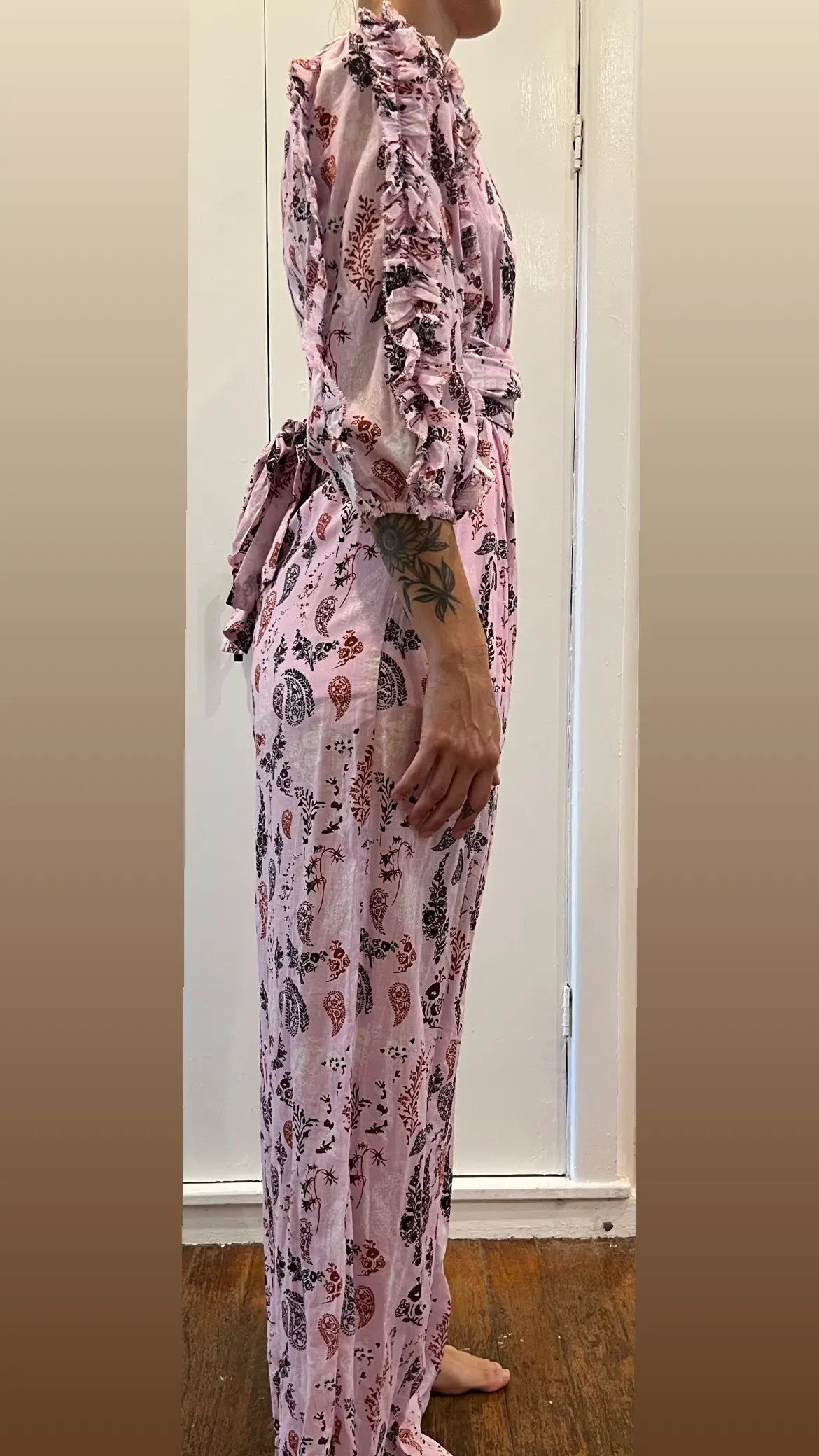 Joslin Jumpsuit Paisley Pink Size AU 10 photo 4