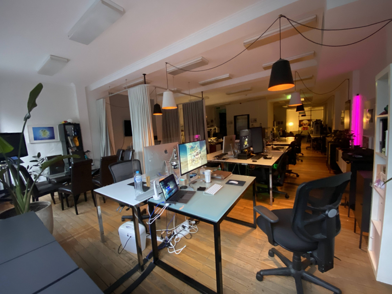 Desks available in production studio photo 8