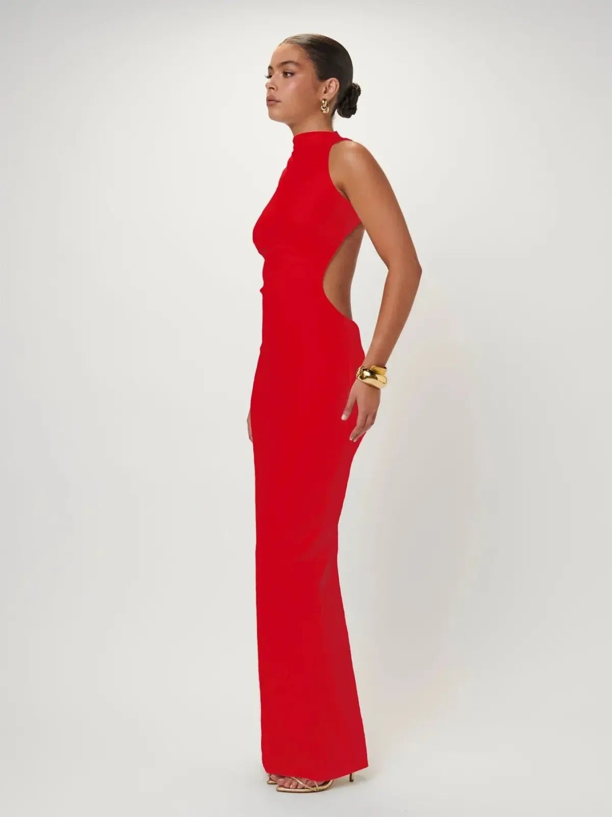Effie Kats Ambre Gown Cherry Red Size XS / AU 6 photo 2