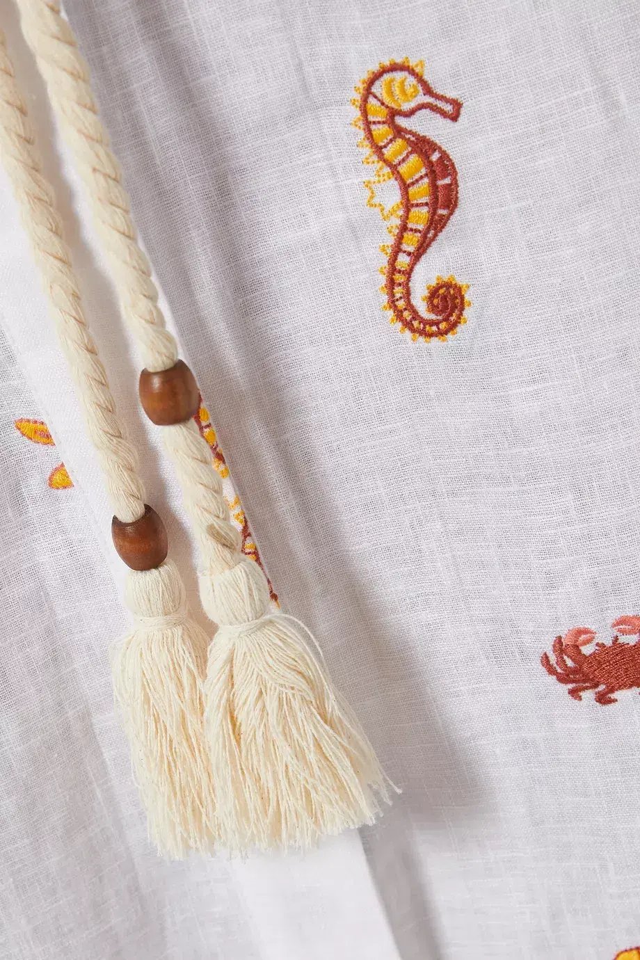 Alemais Under The Sea Shirtdress Ivory Size 8 photo 4