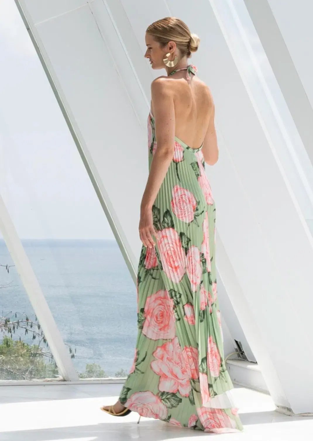 L'Idee Deesse Gown Fleur Rose Size AU 10 photo 3