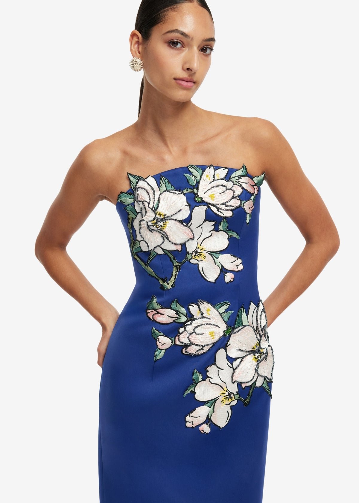 Ava Applique Floral Maxi Dress photo 3