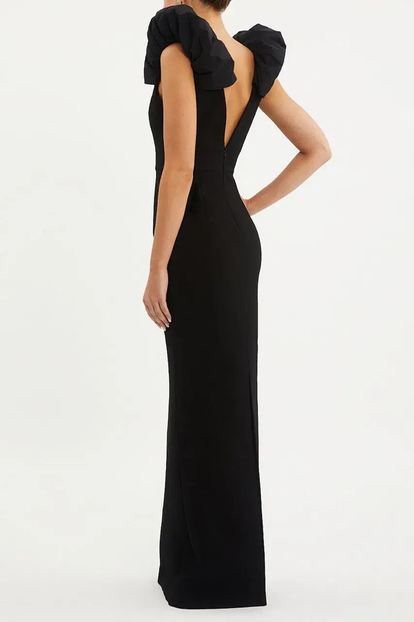 Rebecca Vallance Katie Gown Black Size 10 photo 2