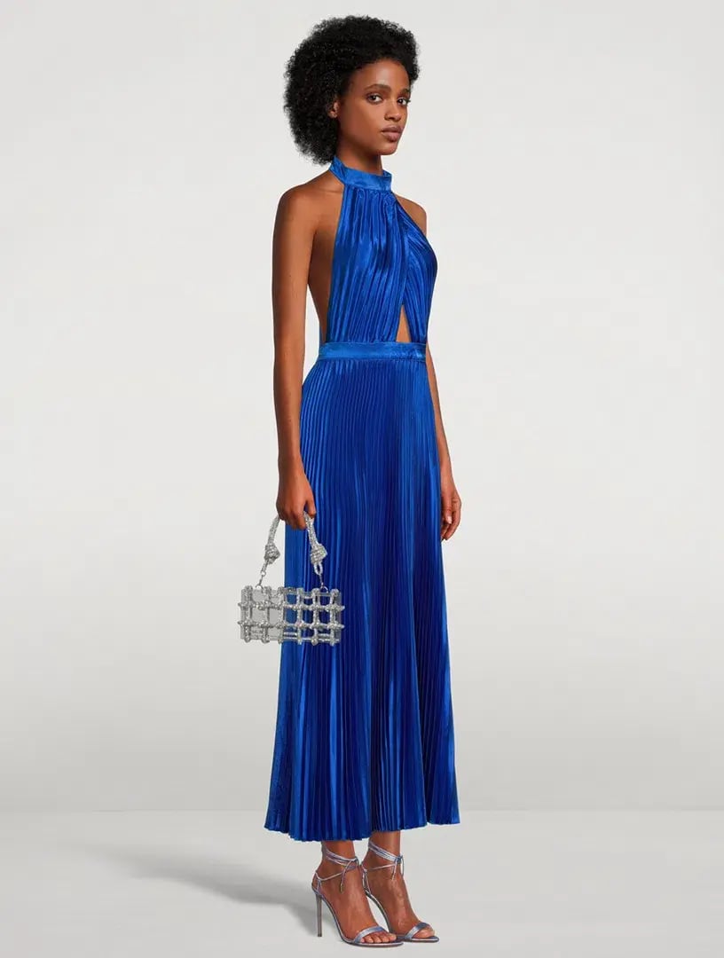 L'idée Renaissance Gown in Moroccan Blue Size 12 photo 2
