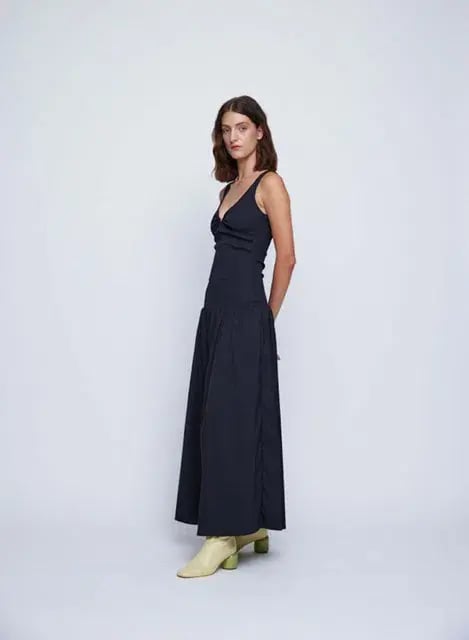 Anna Quan Florence Dress Black Noir Size 8 photo 5