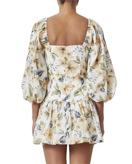 Bec and Bridge Fleurette Mini Dress Print Size 8 photo 3