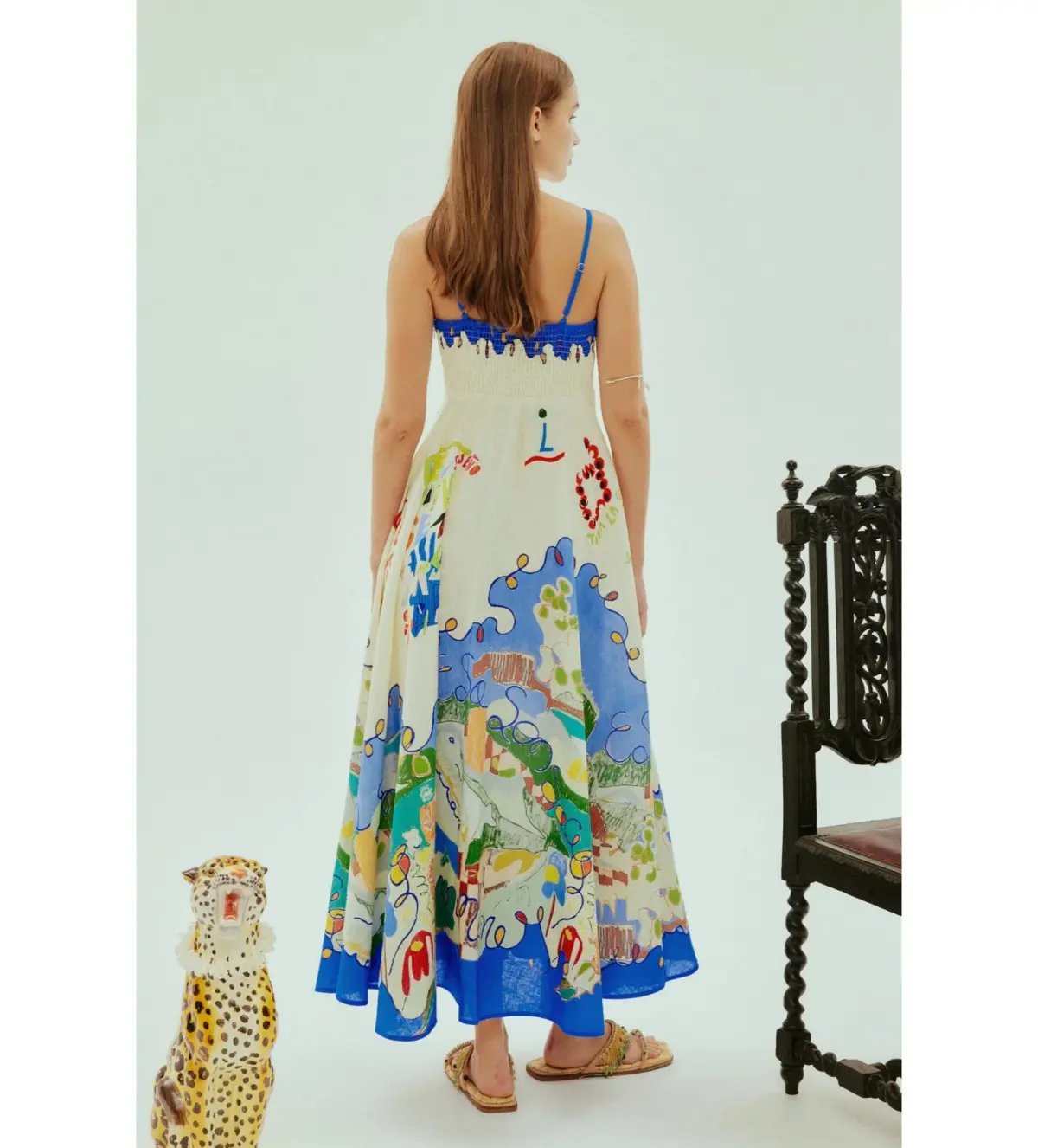 Alemais Nadia Sundress Print Size AU 8 photo 2