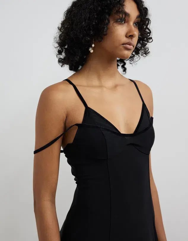 Camilla and Marc Leander Maxi Dress in Black Size 10 photo 4
