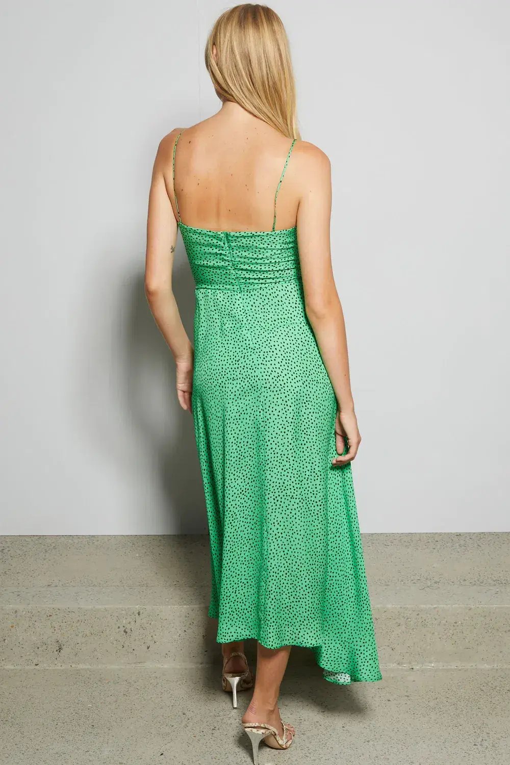Bec & Bridge Neve Dress Green Print Size 12 photo 4