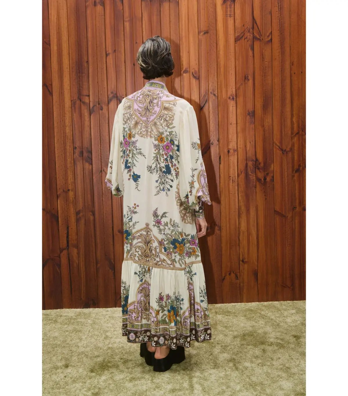 Alémais Antoinette Maxi Shirtdress Print Size AU 12 photo 3