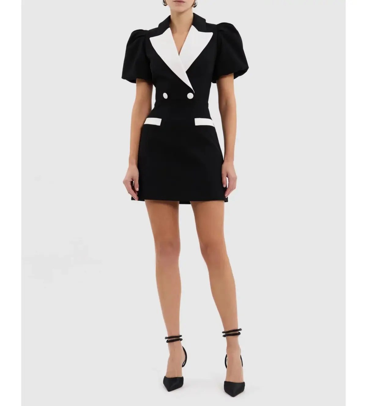 Rebecca Vallance Emma Mini Dress Black Size AU 10 photo 2