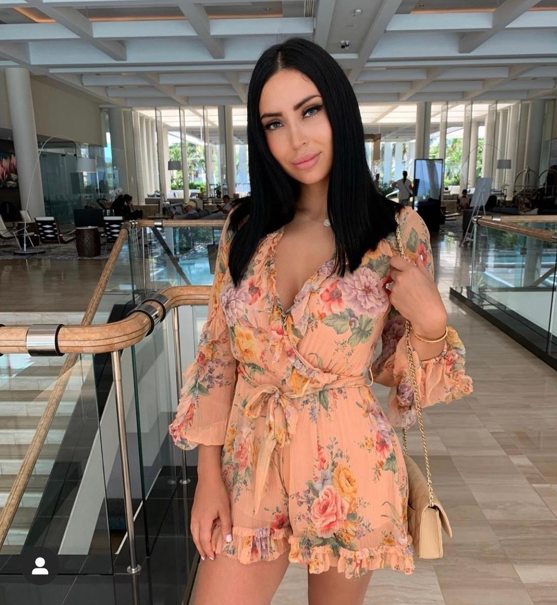 Zimmermann Zinnia Plunge Ruffle Playsuit Coral Floral Size 6 photo 3