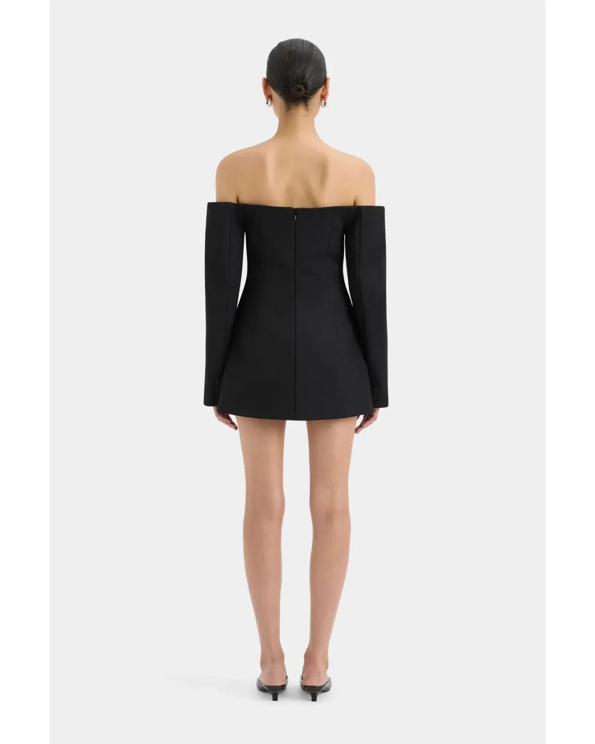Sir The Label Sandrine Tailored Mini Dress Black Size 2 / AU 10 photo 2