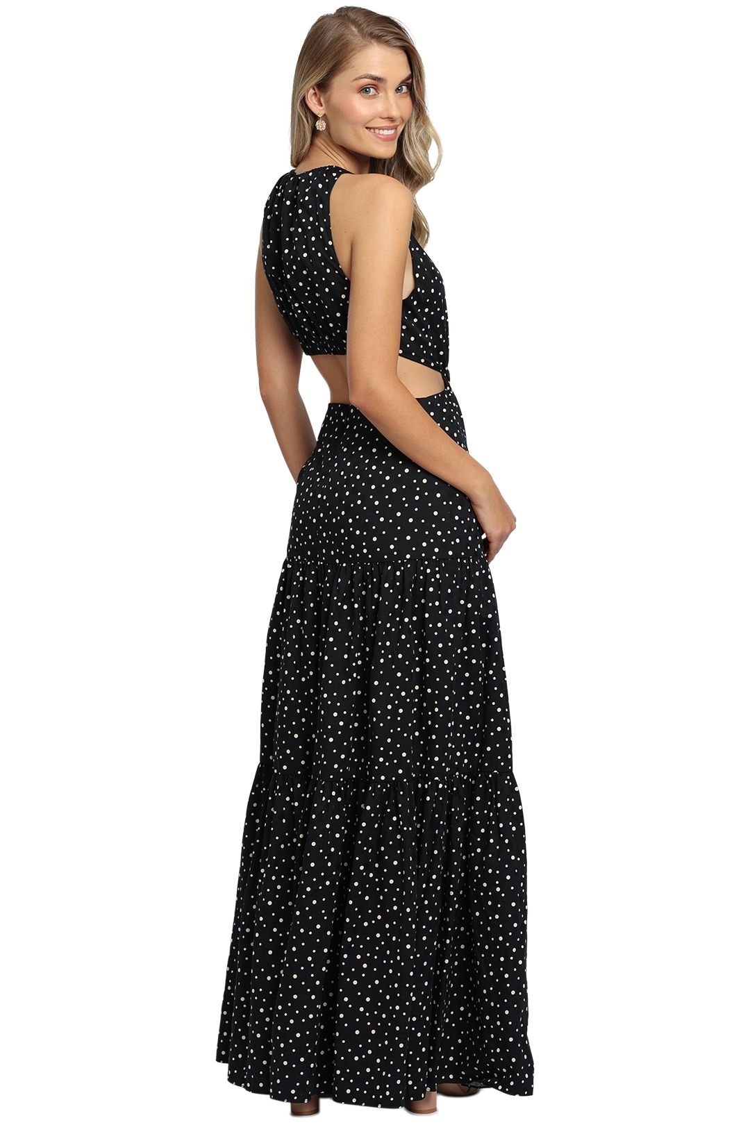 Poppy Dress - Black Cream Polka photo 3