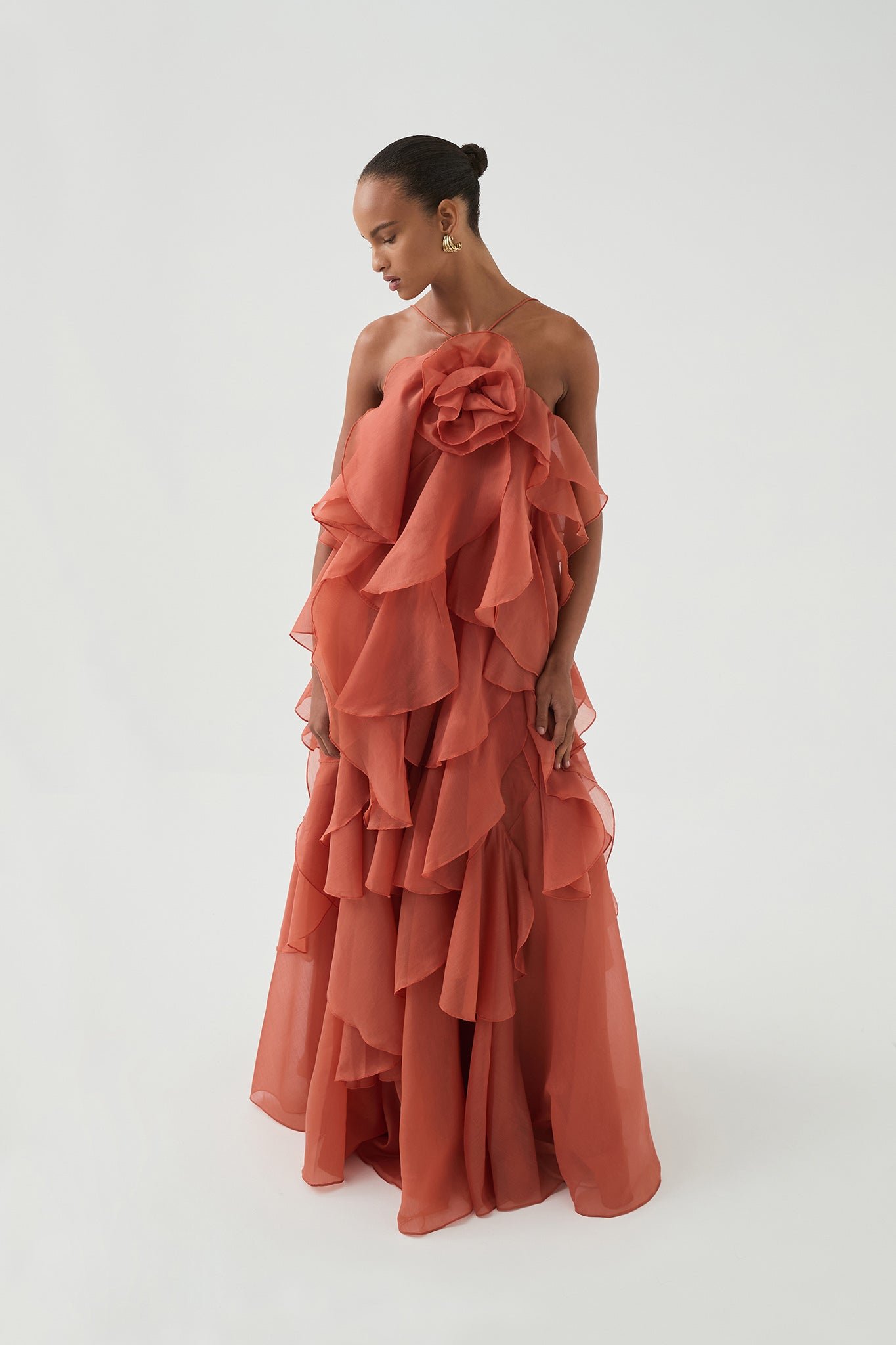 Pandorea Dress in Coral Clay photo 13