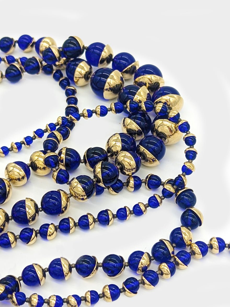 Dior Mise en Dior blue beaded necklace photo 2