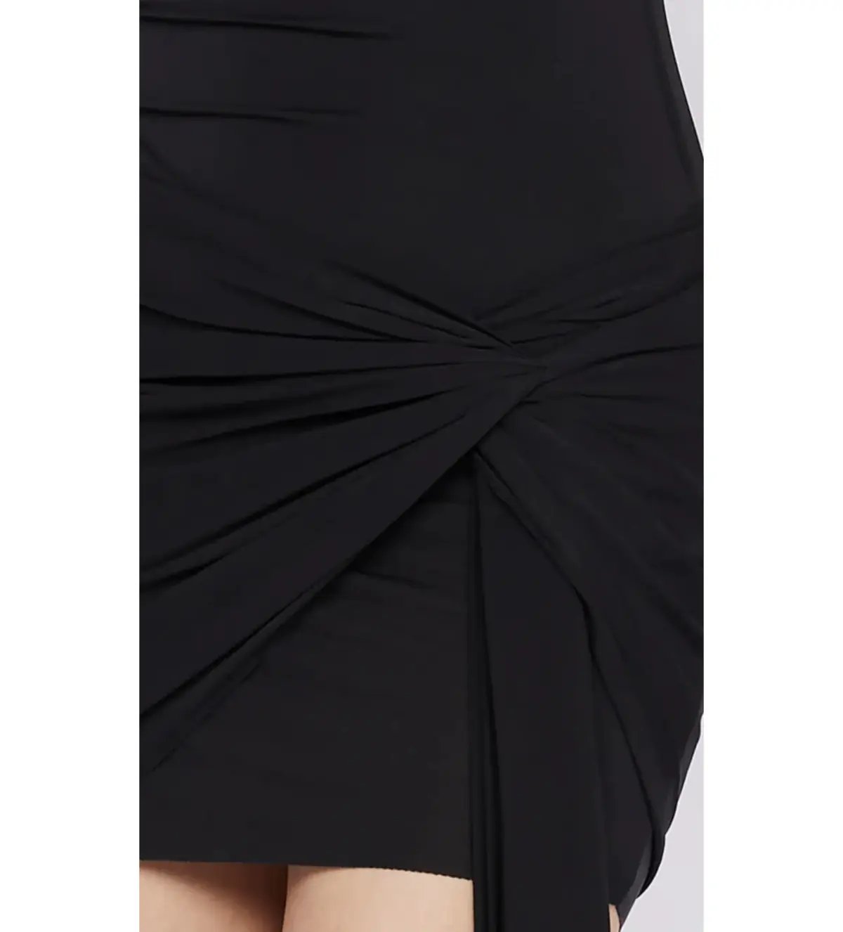 Bec & Bridge Delany Drape Mini Dress Black Size AU 6 photo 4