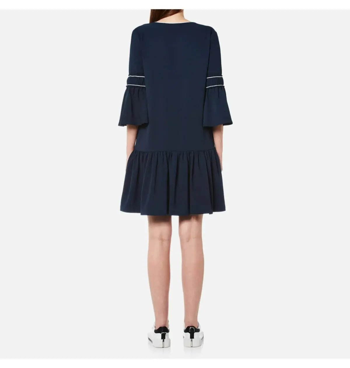 BARIANO Navy full length formal dress photo 36