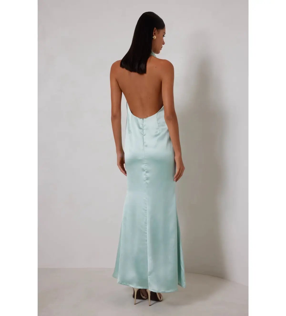 Elle Zeitoune Yvette Maxi Dress Spearmint Size 10 photo 5