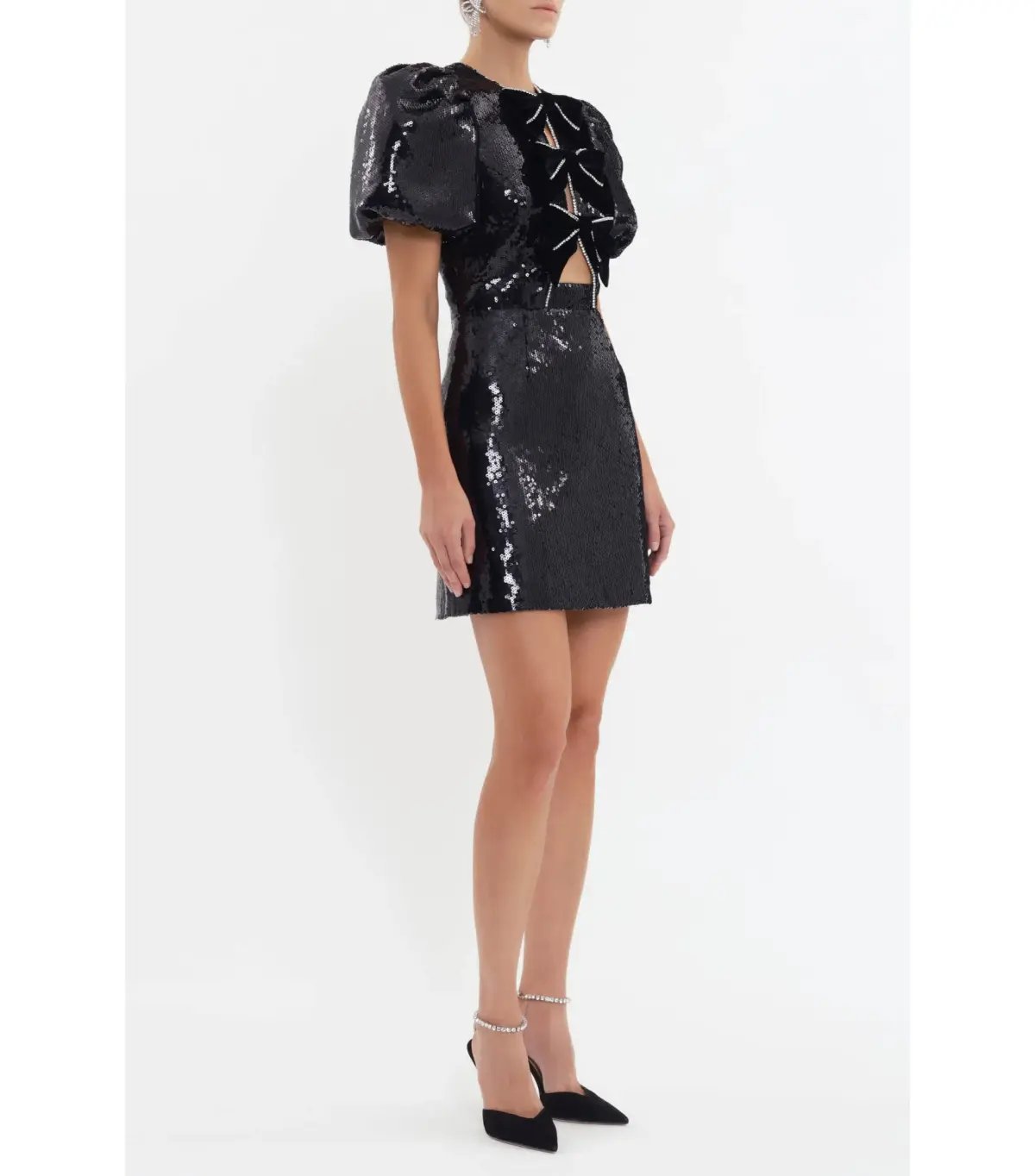 Bec & Bridge Bodycon Ribbed Dress Black Size AU 10 photo 30