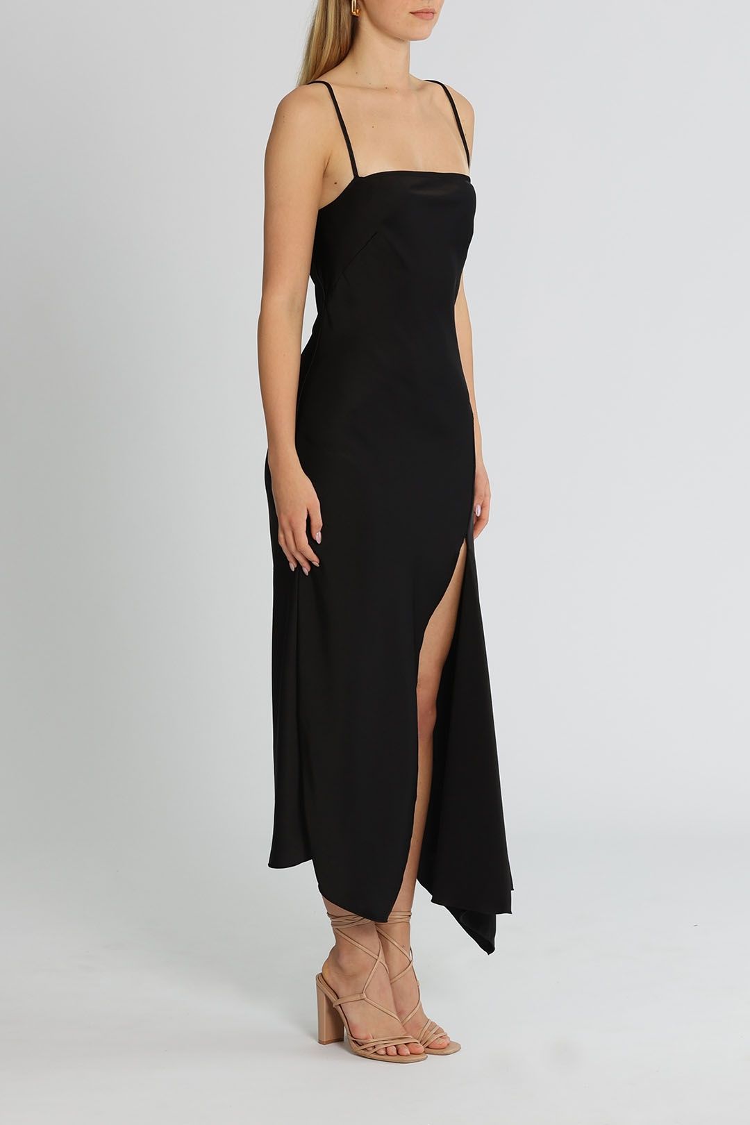 Acacia Square Neck Dress - Black photo 2