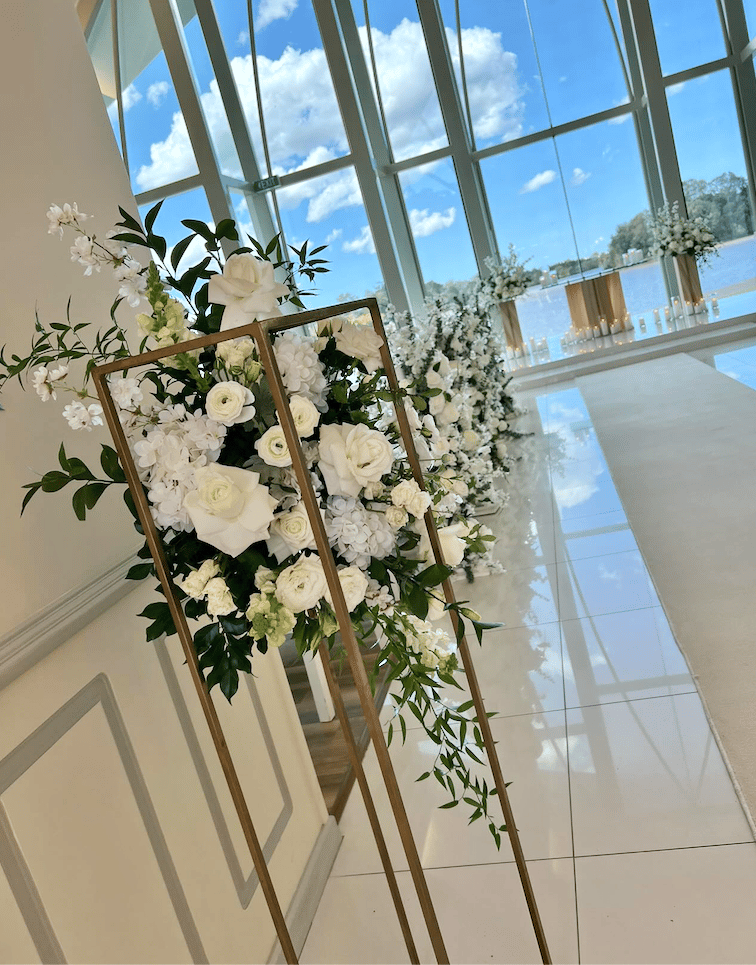 Tall Gold Flower Stands 1mH, 1.25mH and 1.5mH photo 8