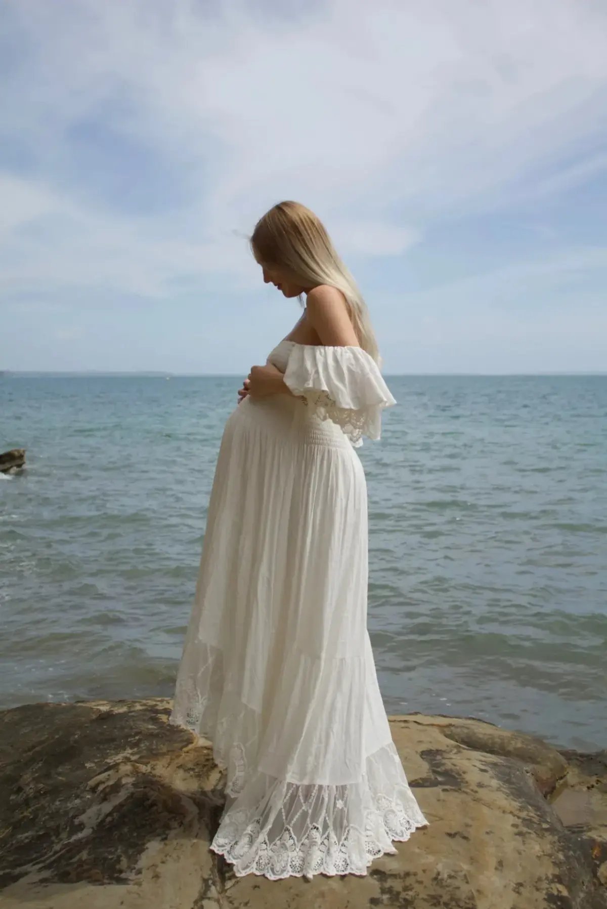 Coven & Co Folklore Gown Natural White Size M photo 5