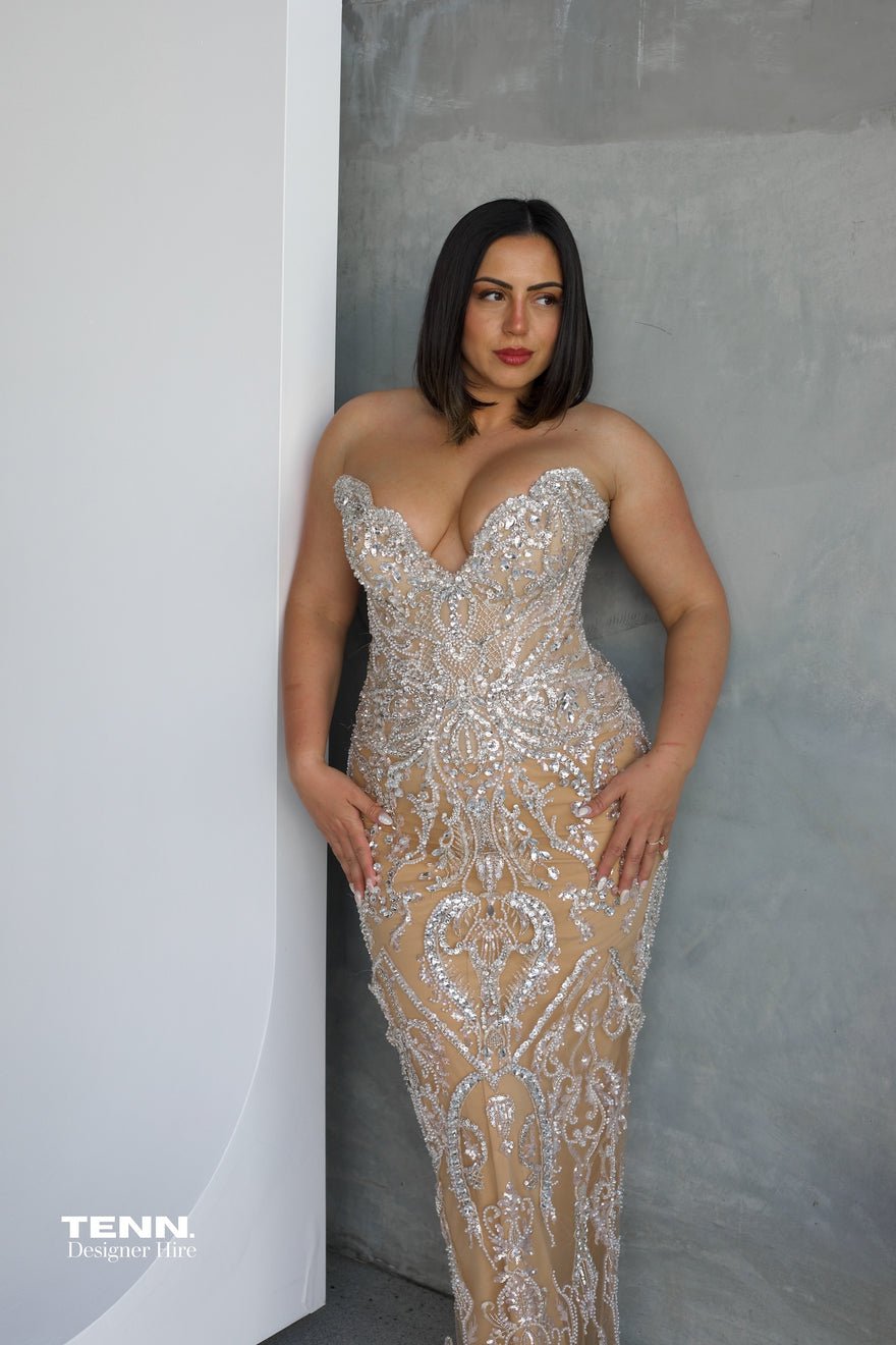 Albina Dyla Treasure Gown (Corset Silver Dress) photo 4