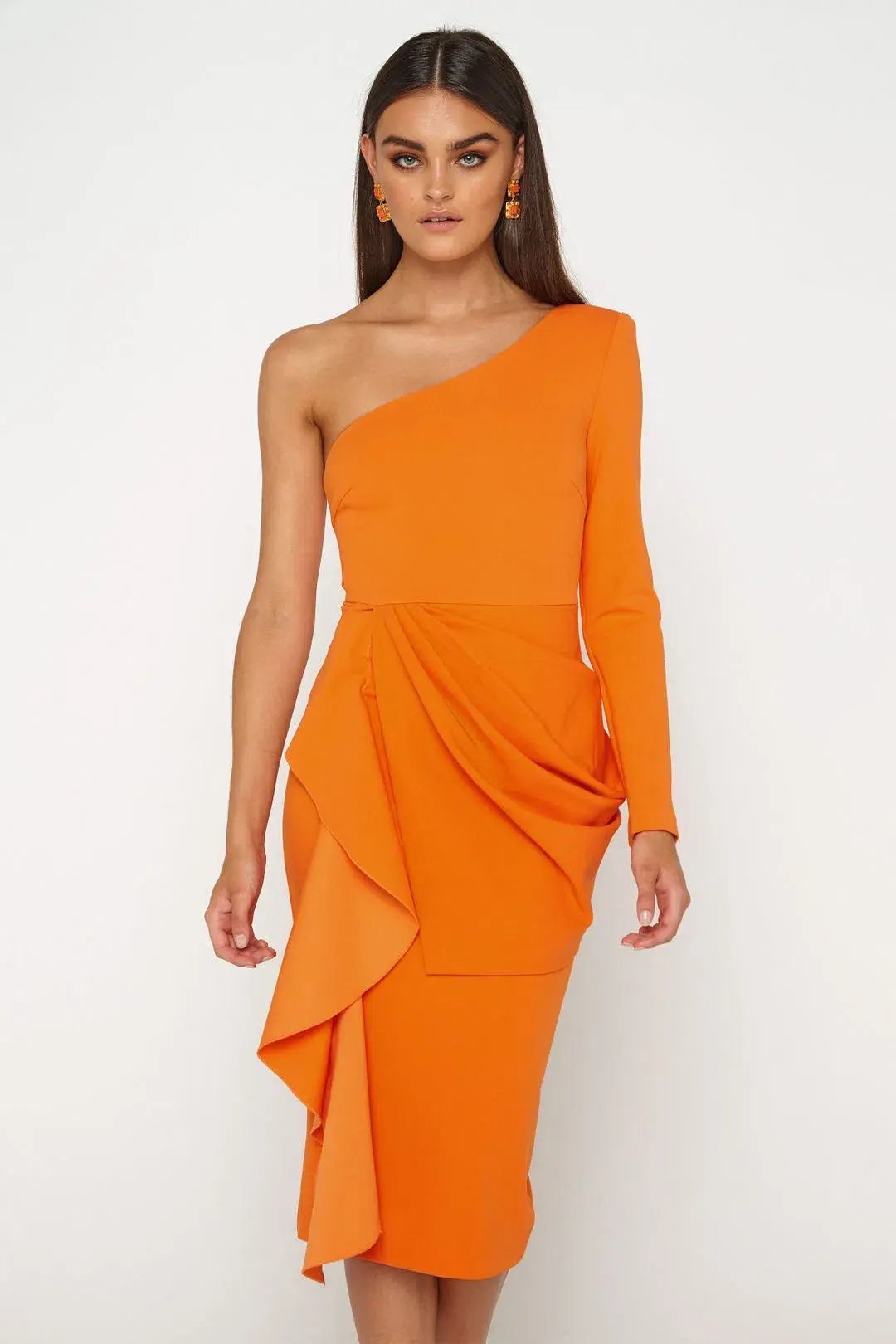 Mossman Follow Me Dress Orange Size 8 photo 2