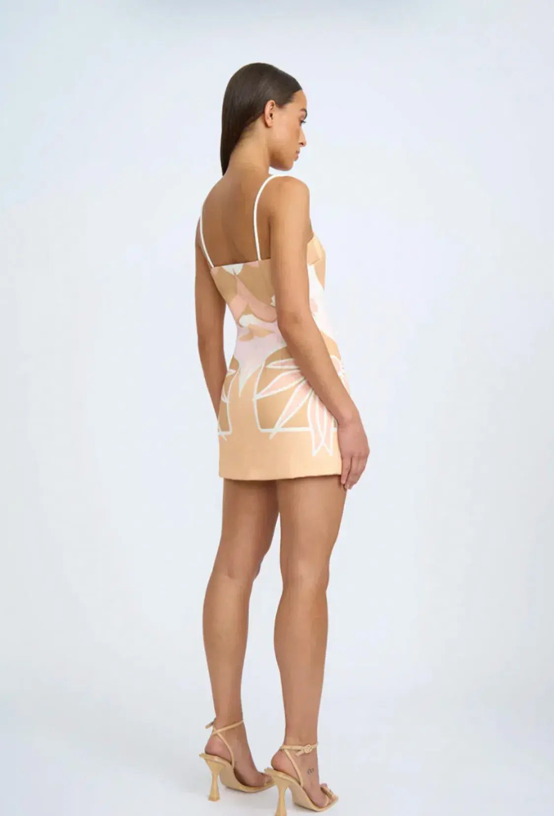 By Johnny Desert Blooms Shift Mini Dress Multi Size 10 photo 3