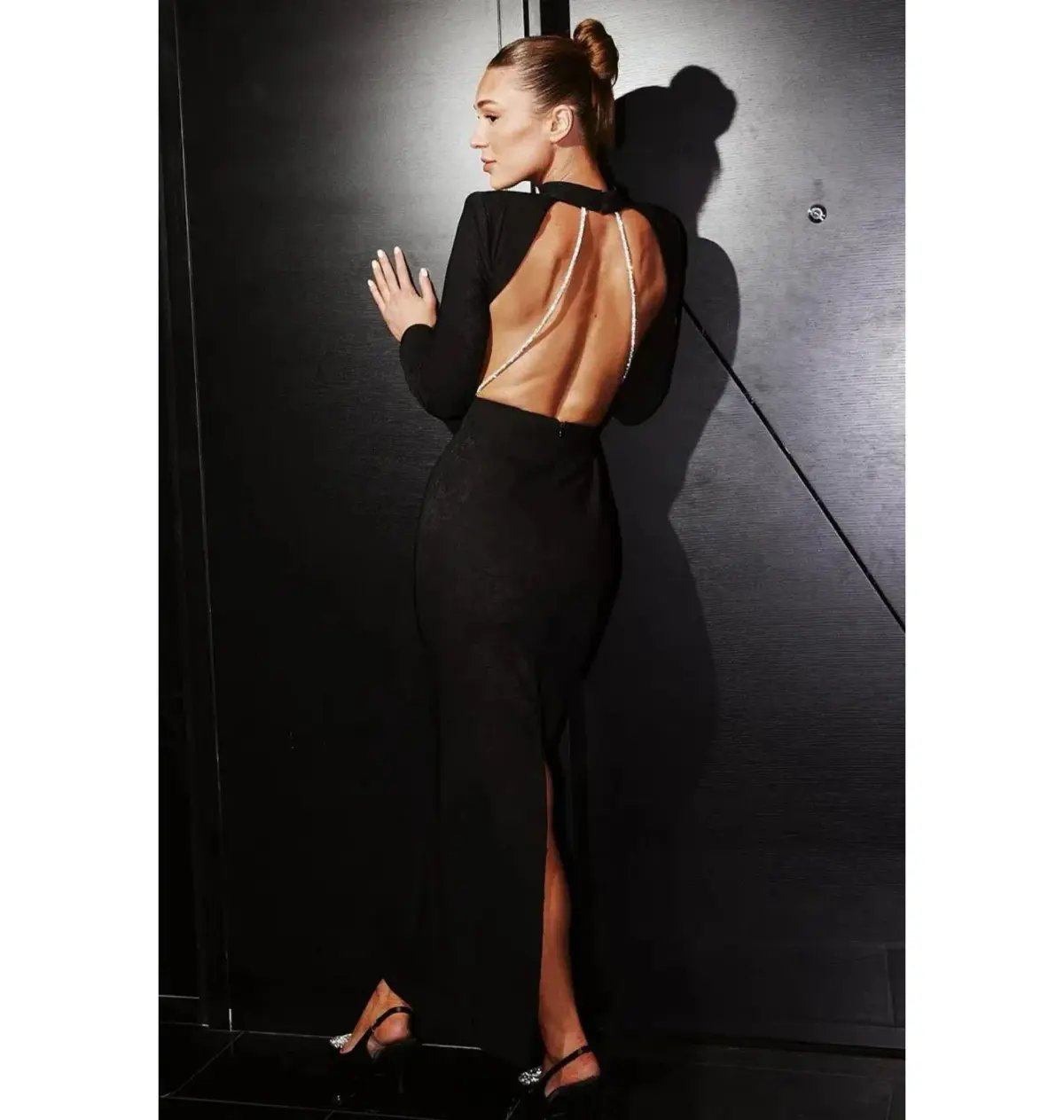 Bianca & Bridgett Mackenzie Backless Dress Black Size AU 6 photo 8