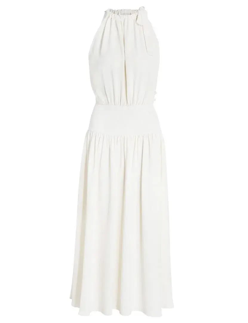 Zimmermann Halter Picnic Dress Cream Size 8 photo 2
