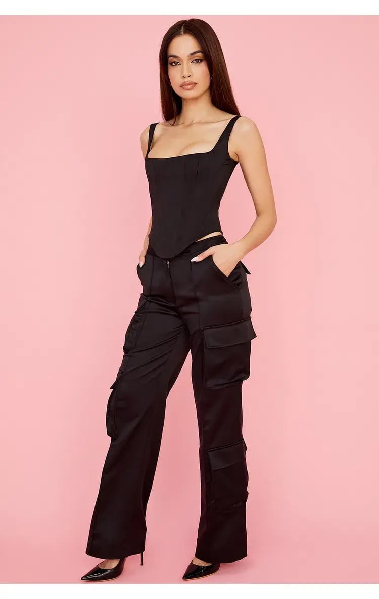 House of CB Rafa Corset & Daria Pants Set Black Size XS / AU 6 photo 6
