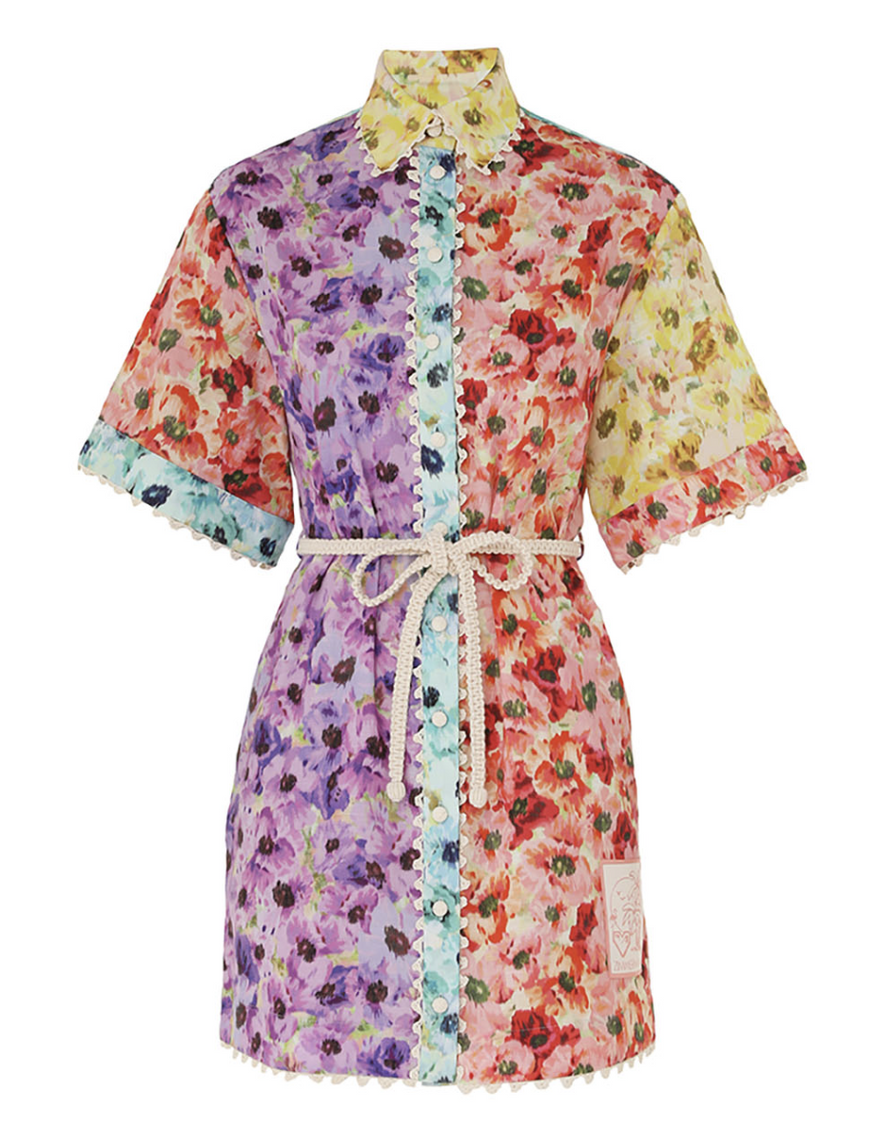 Zimmermann Lightburst Trimmed Shirt Dress photo 3