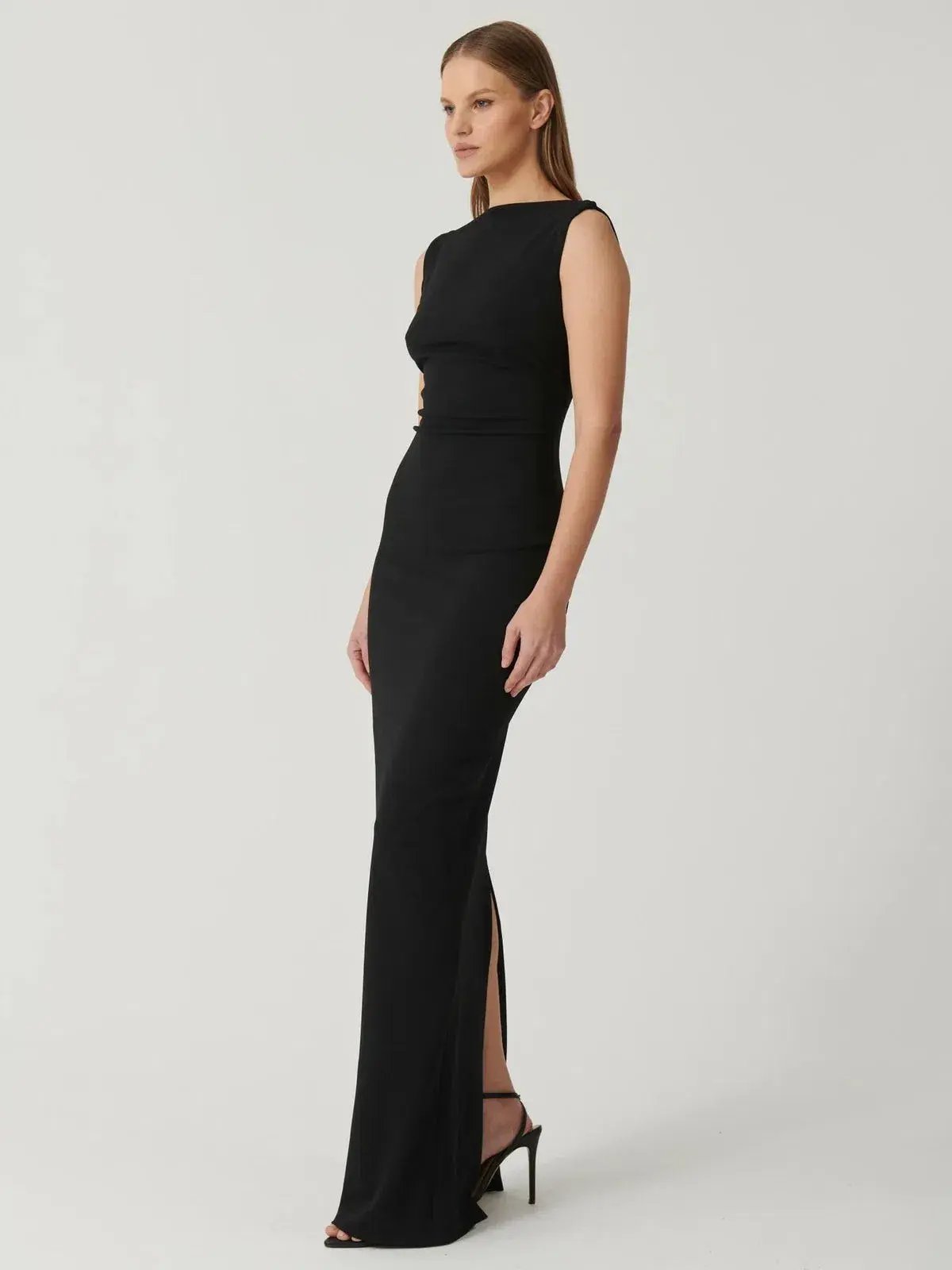 Effie Kats Verona Gown Black Size XL/14 photo 4