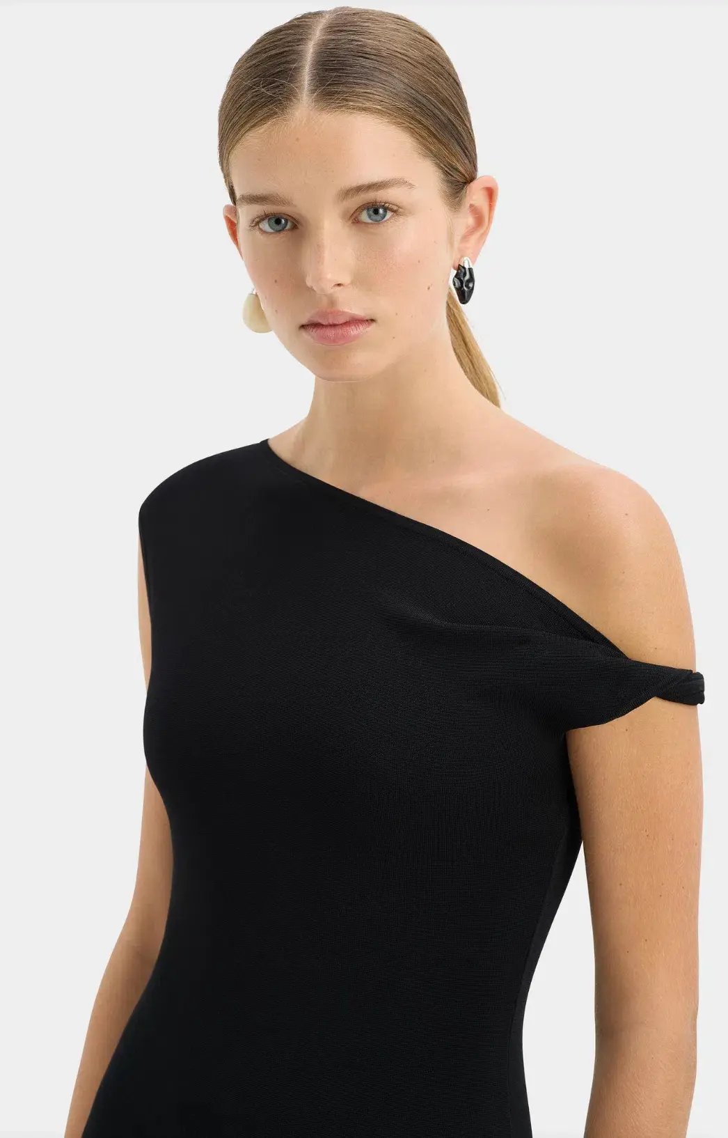 Sir The Label Indigo Twist Dress Black Size 6 photo 2
